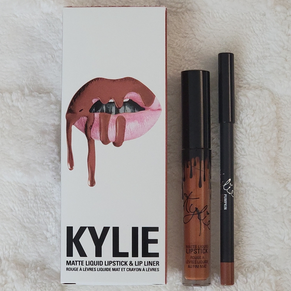 *BNIB* Kylie Cosmetics Matte Liquid Lipstick Kit in shade Pumpkin